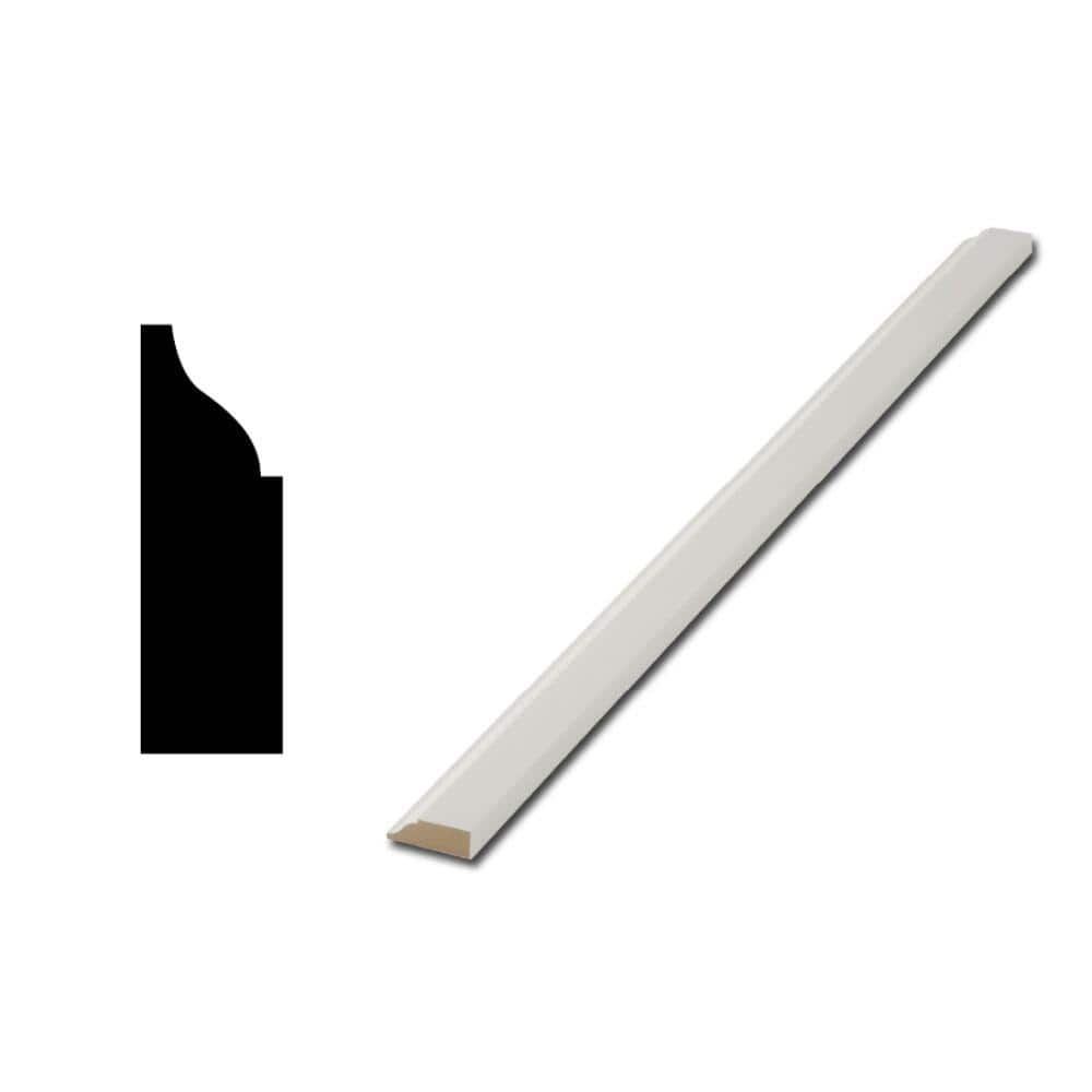 FINISHED ELEGANCE WM937 716 in. x 1-14 in. MDF Door and Window Stop  Molding 10001623 - The Home Depot