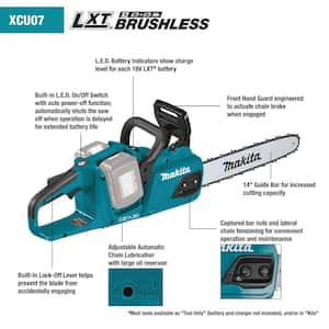 14 in. 5.0 Ah 18-Volt X2 (36-Volt) LXT Lithium-Ion Brushless Battery Chain Saw Kit
