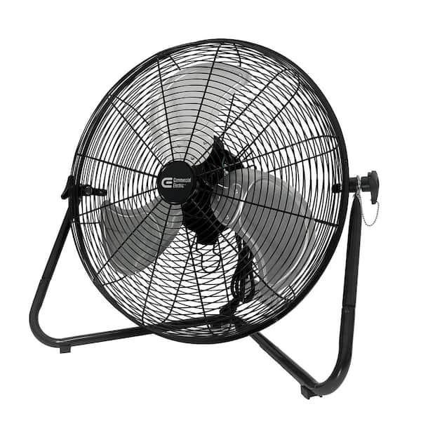 Commercial Electric 20 in. 3-Speed High Velocity Floor Fan