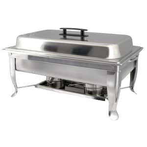 Bellaire 8 qt. Full-size Stainless Steel Chafer with Folding Frame