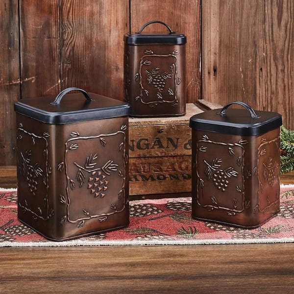 Park Designs Vintage Thermos Canister Set