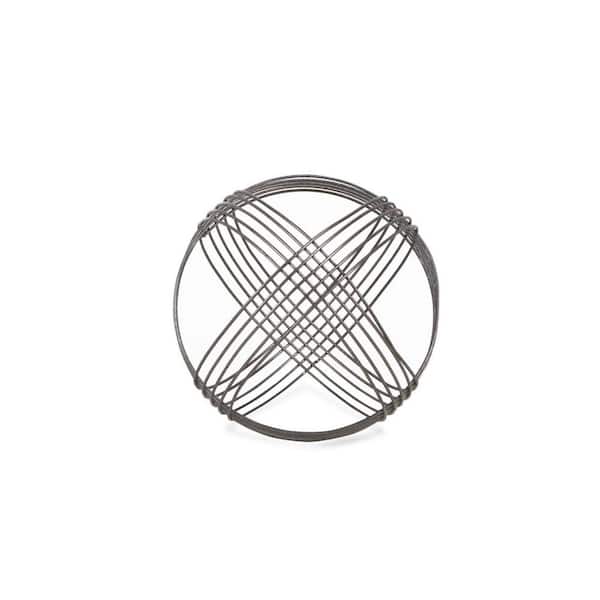 HomeRoots Metal Gray Decorative Orb