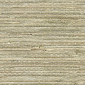 Iriga Platinum Grasscloth Peelable Roll (Covers 72 sq. ft.)