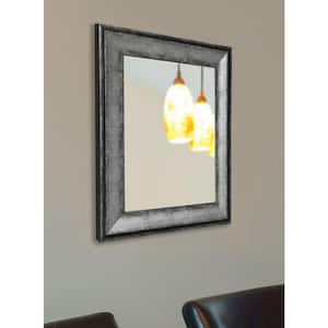 Large Rectangle Charcoal Modern Mirror (41 in. H x 31 in. W)