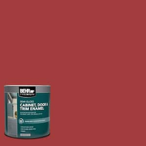 1 qt. #PFC-03 Red Baron Semi-Gloss Enamel Interior/Exterior Cabinet, Door & Trim Paint