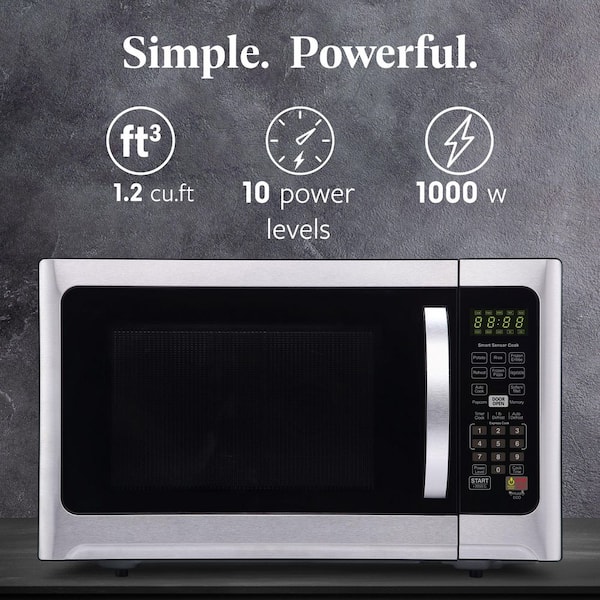 1.2 cu. ft. Over the Counter Microwave in Stainless Steel with Sensor Cooking