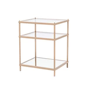 Upland 24 in. Gold Side Table
