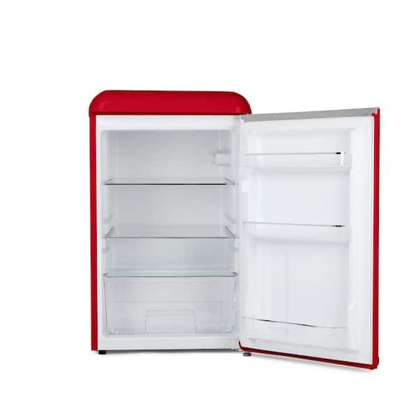 Commercial Cool CCRR4ALR 4.4 Cu. ft. Retro All-Refrigerator Red