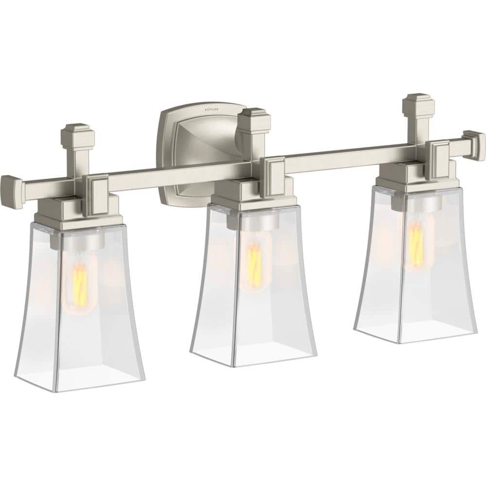 Riff 3-Light Brushed Nickel Wall Sconce price history on PriceWatchPro