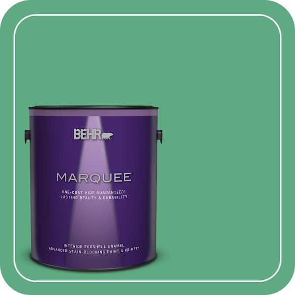 BEHR MARQUEE 1 gal. #T14-4 Edgewater Eggshell Enamel Interior Paint & Primer