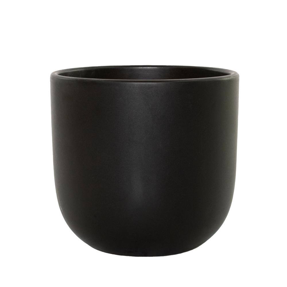 NPN 5 in. L x 5 in. W x 5 in. H 1 qt. Semi Matte Black Indoor Ceramic Grant (1-Pack) price history on PriceWatchPro