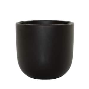 NPN 5 in. L x 5 in. W x 5 in. H 1 qt. Semi Matte Black Indoor Ceramic Grant (1-Pack)
