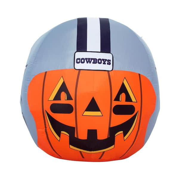 NFL Dallas Cowboys Team Inflatable Lawn Helmet, One Size, Gray