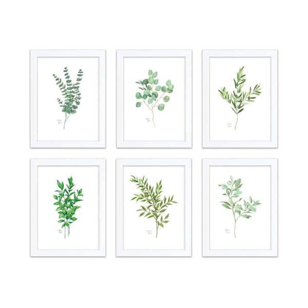 Unbranded "Nature's Lace 1" by Alyssa Lewis Set of Six White Framed Nature Art Prints 24 in. x 18 in.