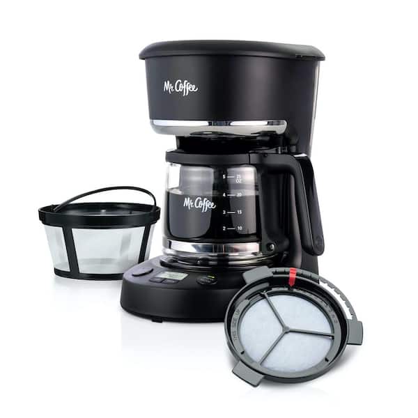 Mr. Coffee Brew Now or Later 12- Cup Black Programmable Drip Coffee Maker