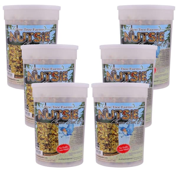 80 oz. Nutsie Classic Wild Bird Seed Food Log (Pack of 6)