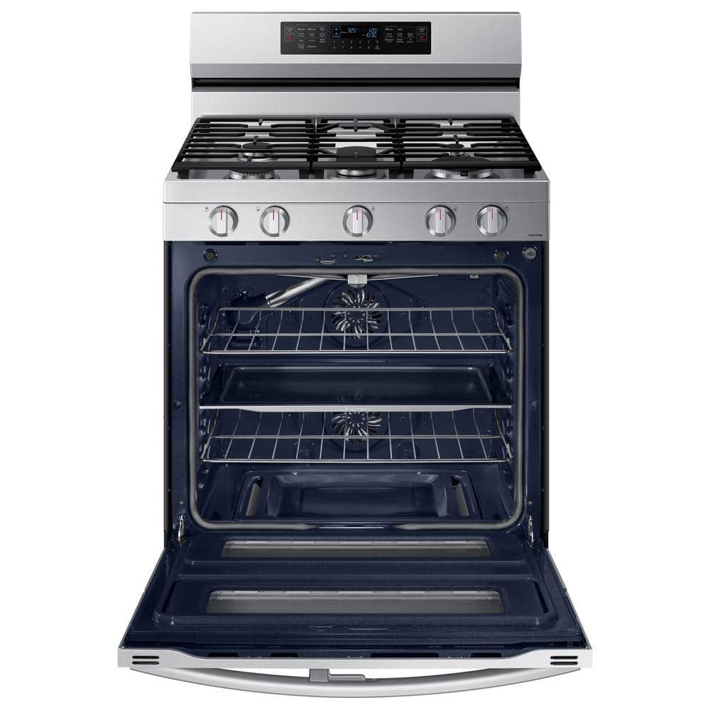 6.0 cu. ft. Stainless Steel Smart Freestanding Gas Range with Flex Duo and Air Fry