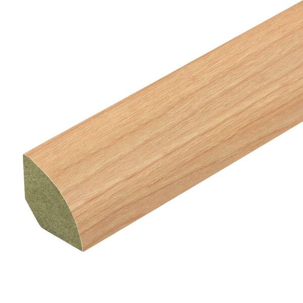 Unbranded 7 ft. 10 in. x 3/4 in. x 3/4 in. Maple Block Laminate Quarter Round Moulding-DISCONTINUED