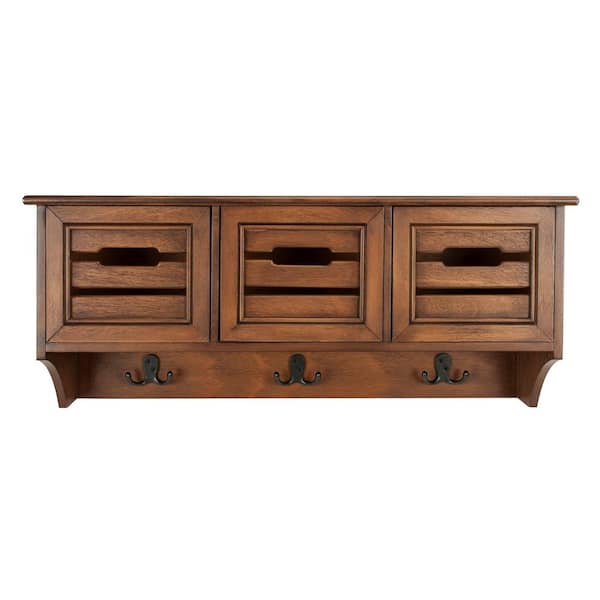 SAFAVIEH Leon Honey Coat Rack with Storage