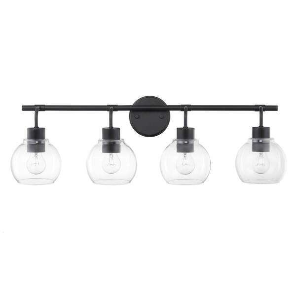 Lamp base 23x11,5x46 cm LUTIKA matt black - Basi per lampade Light & Living