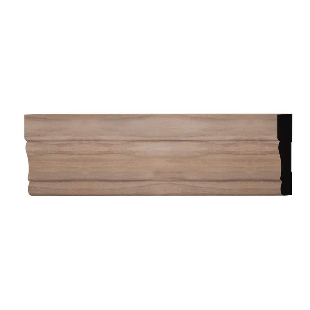 Ekena Millwork WM443 0.63 in. D x 3.25 in. W x 6 in. L Wood (Walnut ...