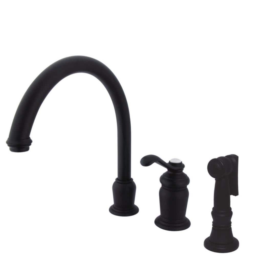 Templeton Single-Handle Standard Kitchen Faucet with Side Sprayer in Oil Rubbed Bronze price history on PriceWatchPro