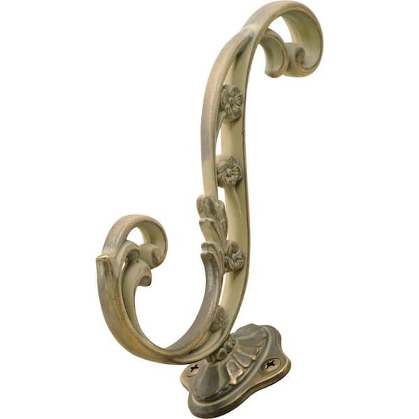 HICKORY HARDWARE Art Nouveau Blonde Antique Hook