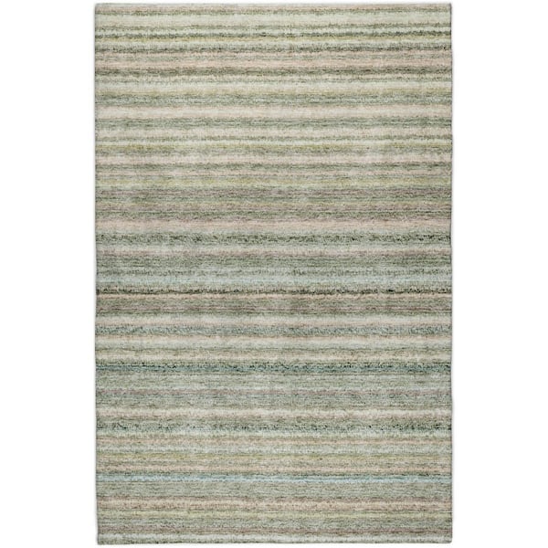 Dream Shag Premium Machine Washable Abstract ADS598 Sage 9 ft. x 12 ft. Area Rug