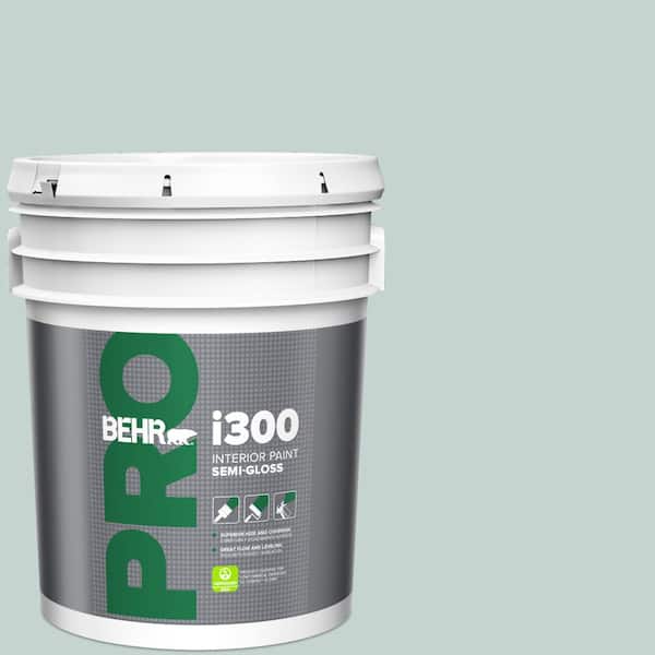 BEHR PRO 5 gal. #490E-3 Celtic Gray Semi-Gloss Interior Paint