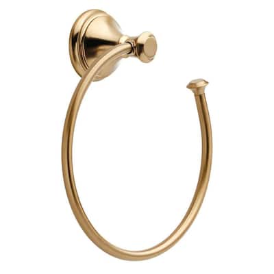 Cassidy Open Towel Ring in Champagne Bronze