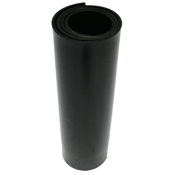 Rubber-Cal 0.032 in. T x 12 in. W x 24 in. L Neoprene Sheet 80A Durometer Smooth Finish No Backing in Black