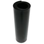 0.032 in. T x 36 in. W x 300 in. L Neoprene Sheet 80A Durometer Smooth Finish No Backing in Black