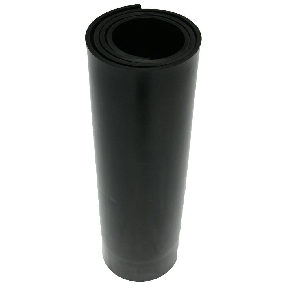 Goodyear ReUz Rubber Flooring Rolls - 3mm x 48 x 10ft - Black