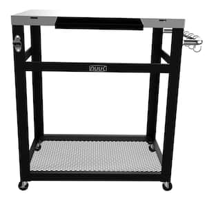 30 in. Outdoor Working Table Grill Cart