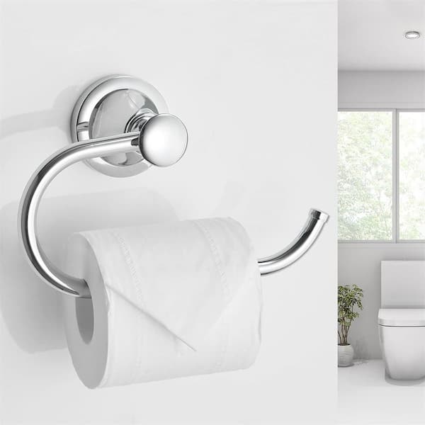 Toilet Paper Holder, Modern, Chrome, Wall Mounted