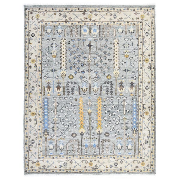 Sydney Contemporary Gray 8 ft. x 10 ft. Area Rug