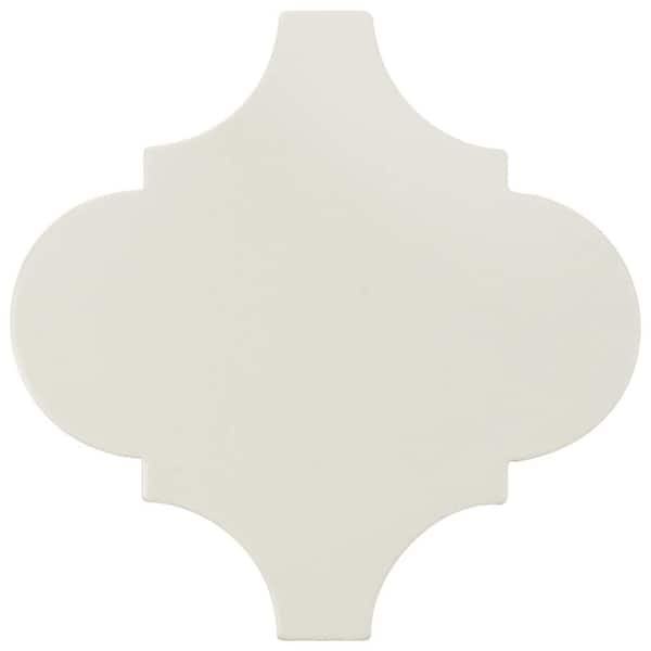 Provenzale Lantern Whiite 7-7/8 in. x 7-7/8 in. Porcelain Floor and Wall Take Home Tile Sample