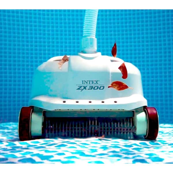 Intex 700 GPH Above Ground Pool Cleaner Robot Vacuum with 21 ft. Hose  28005E - The Home Depot