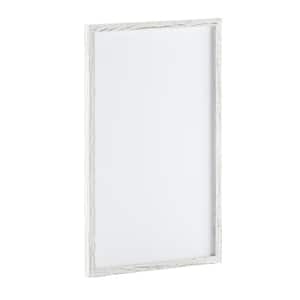 White Washed 24 in. W x 36 in. H Magnetic Marker Board