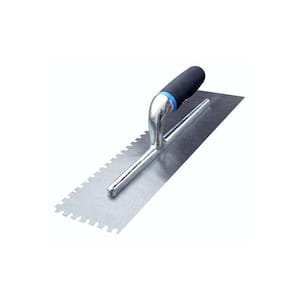 16 in. x 1/4 in. U-Notch Margin Trowel with Comfort Grip Handle