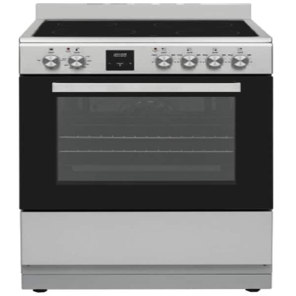 24 in. Electric Induction Range with 4 Burners, Convection Oven, 2.68 cu. ft.