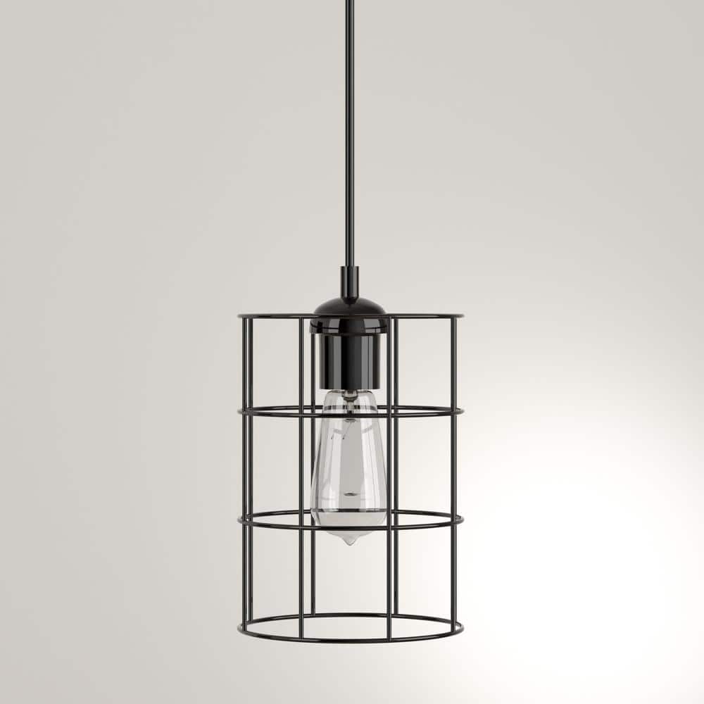 Oil Rubbed Bronze Mini Pendant Light with Adjustable Height