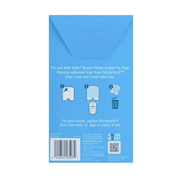 Safer Brand Safer Home Indoor Flying Insect Trap Refill (3 Sticky