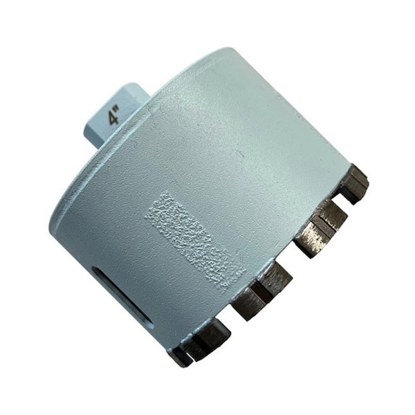 4 in. High Performance Diamond Core Bit for Granite, Quartz, and Concrete, 2.4 in. Drilling Depth, 5/8 in.-11 Ar