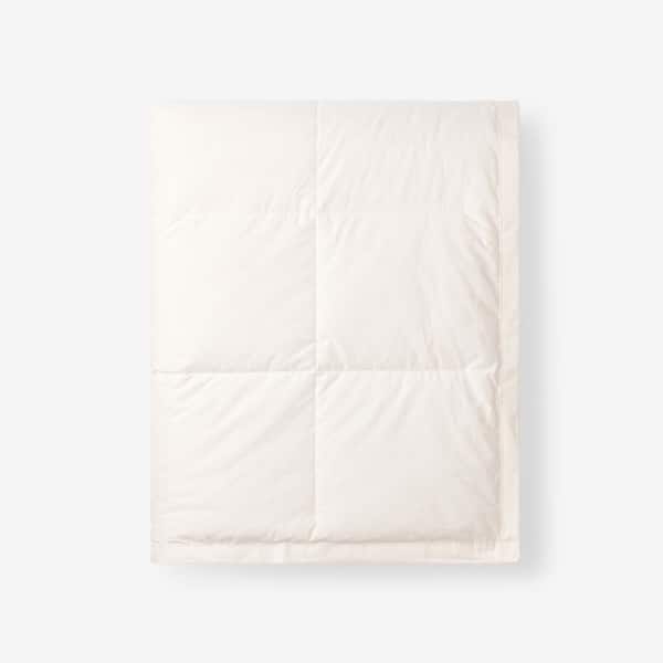 The Company Store LaCrosse LoftAIRE Rec Down Alternative Ivory 1-Size Throw Blanket