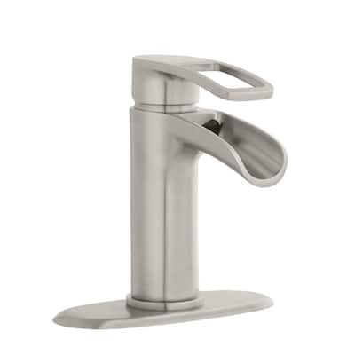 Transitional Single Hole Bathroom Faucets Bathroom Sink Faucets The Home Depot