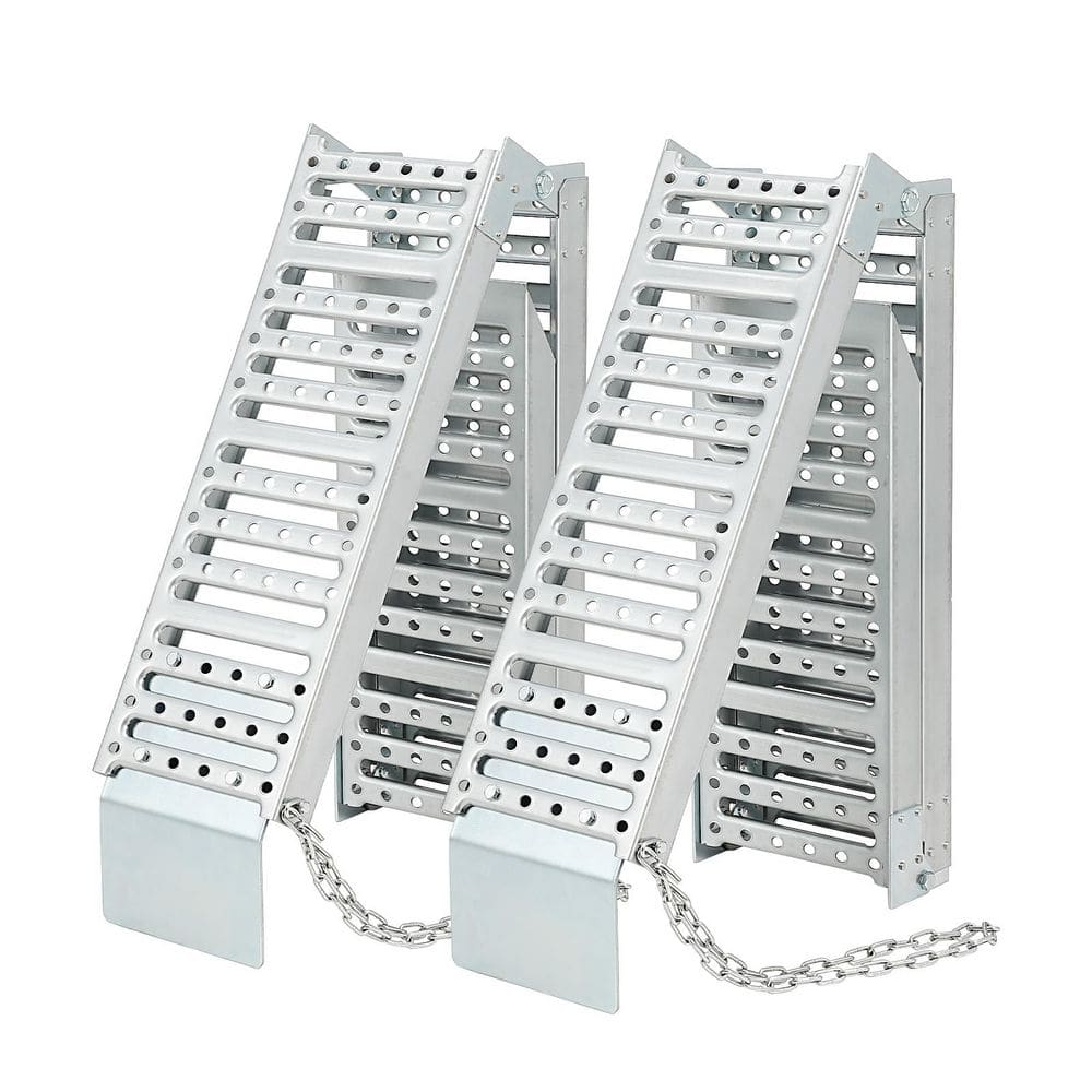 Home Depot Rv Ramps Garvee 1500LB 2-Pieces Tri-Fold Ramps-72 in. x 9 in. Steel Loading ...