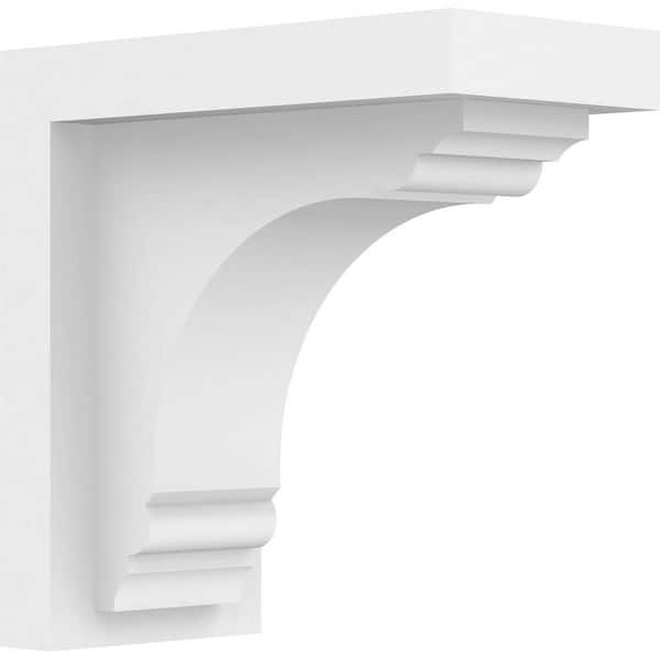 Ekena Millwork Standard Warren 5 in. W x 10 in. H x 10 in. D Signature Urethane Polyurethane Bracket