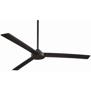 Roto XL 62 in. Indoor/Outdoor Coal Ceiling Fan with Wall Control