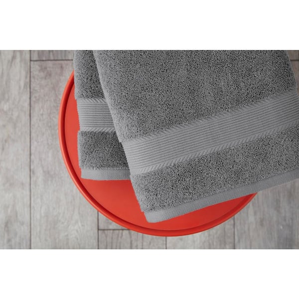 BleachSafe Bath Towel Set (15 x 26), Bleach Proof and Fade Resistant, 12  Pieces, [Navy] 
